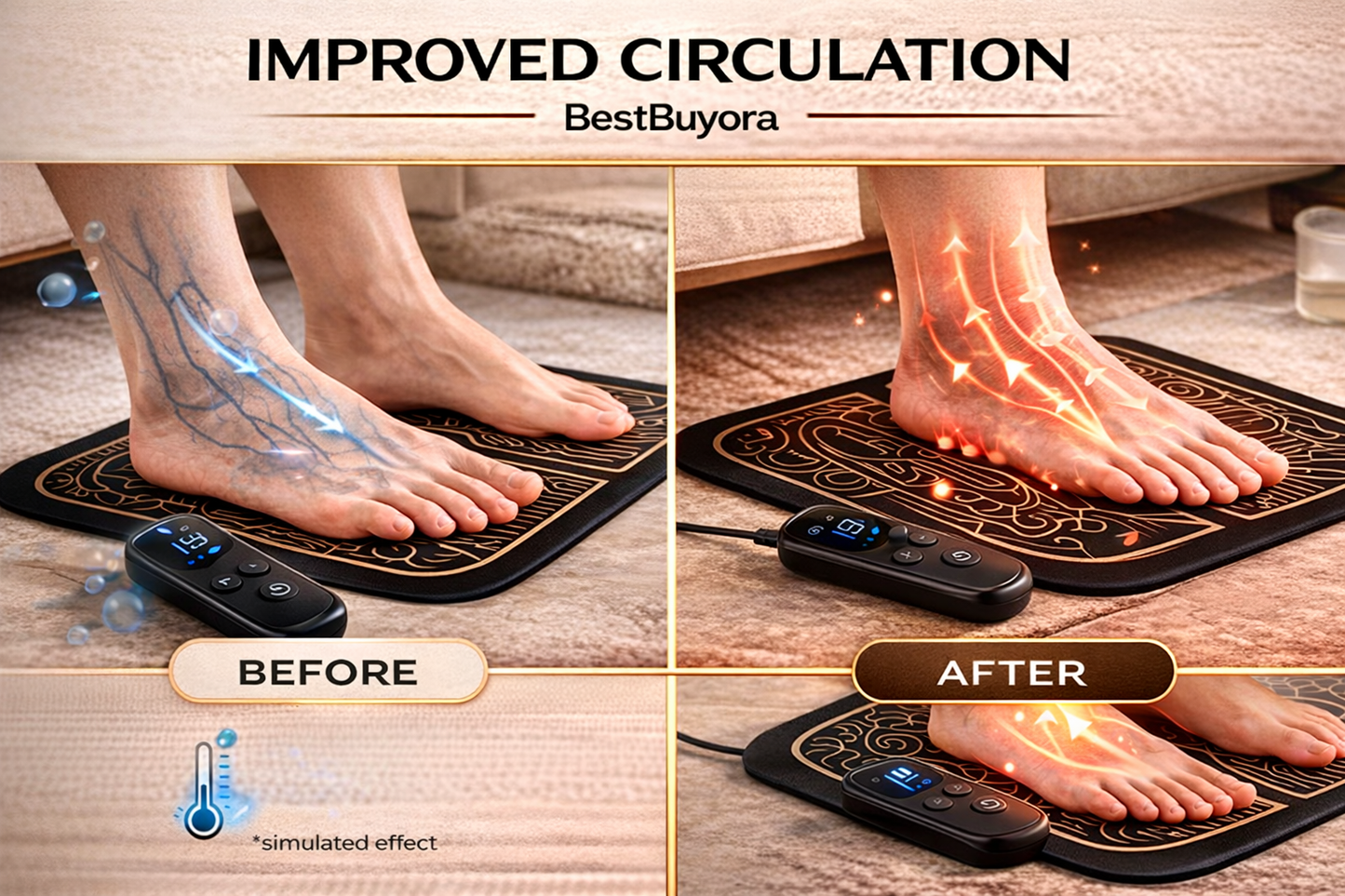 RelaxStep™ EMS Foot Massager