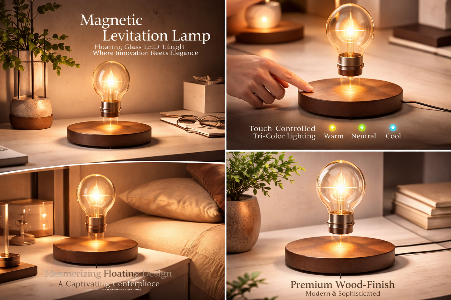 LeviGlow™ Magnetic Floating Lamp